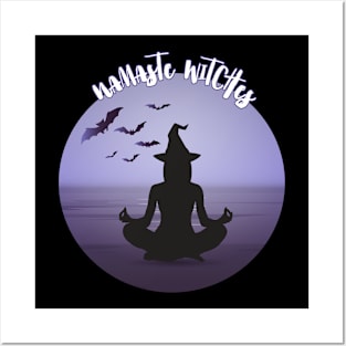 Namaste Witches Night Halloween Posters and Art